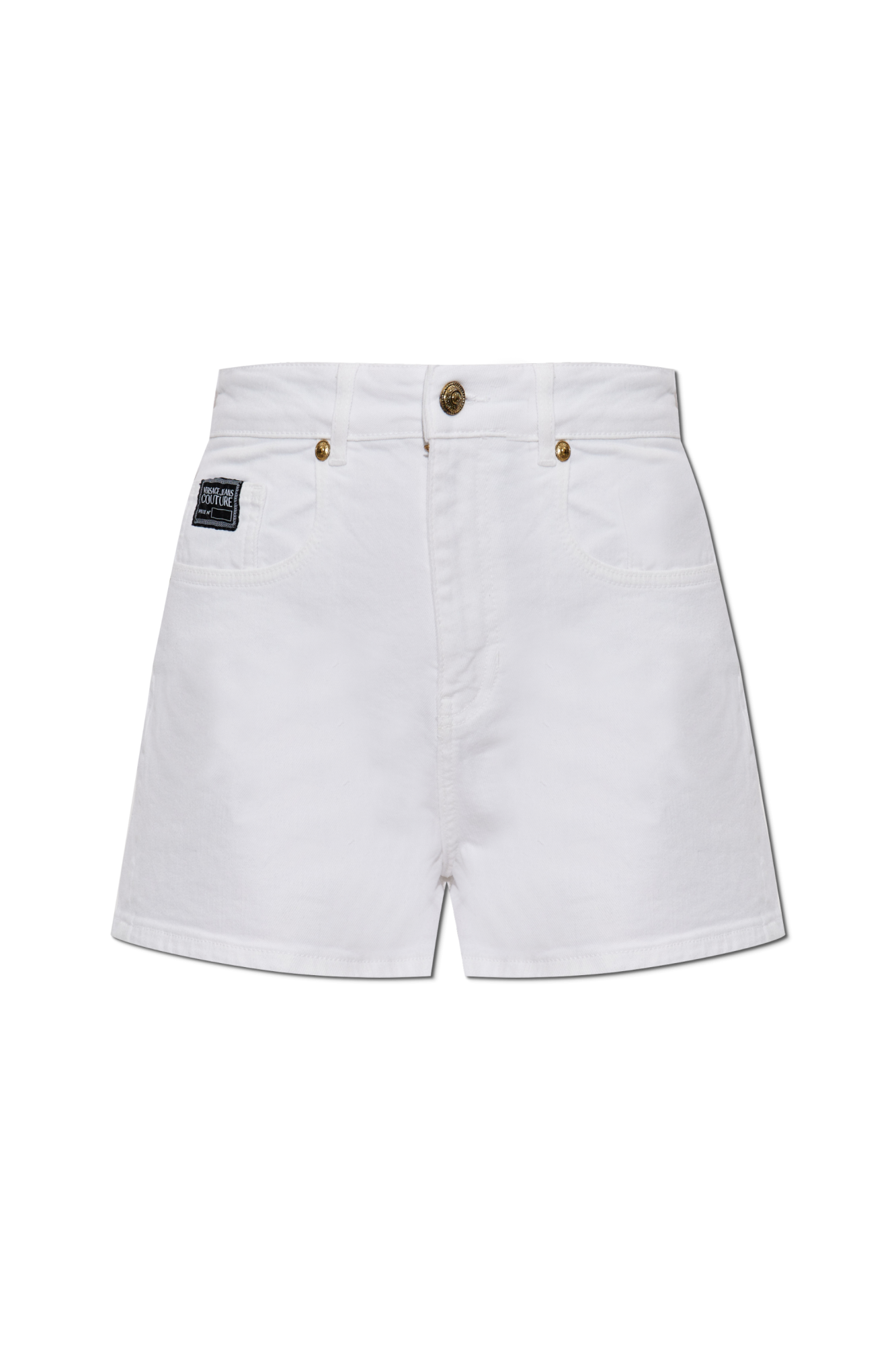 【関税&送料込】Versace Jeans Couture Denim Shorts 90's VERSACE JEANS COUTURE Mini Shorts Hot Pants Denim High